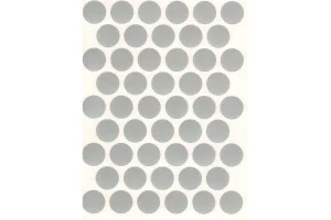 Заглушка самоклейка 14мм серые уп-50шт пакет Tech-Krep 147778 *1