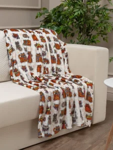 Плед фланель детский 110х140см TF FN 904 1114 Коты