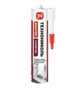 Герметик силиконовый универсальный белый картридж 280мл (Технониколь) 672205