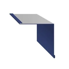 Планка угла внутреннего 50х50х3000мм RAL5005 сигнально-синий 0,40мм К-504