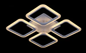 Светильник светодиодный MS 1026 Иден 76-88W 3000-6000К Белый AC180-240V 10560Lm 560х560х90 диммируем