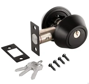 Замок врезной Ajax DK.001 ET BL черный 57315 *1