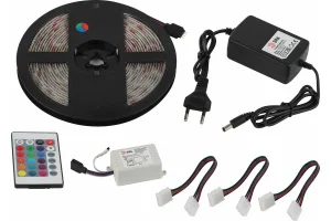 Комплект светодиодной ленты 5050 kit-14,4-60-12-IP65-RGB-5м Б0043070 (Эра) *1/50