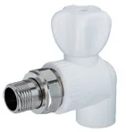 Кран шаровой радиаторный угловой 25-3/4