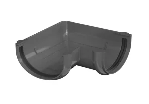 Угол желоба 90° ТН ОПТИМА D120/80мм серый 128183