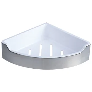 Полка угловая 1-яр Hotel с пластиковой вставкой Fixsen FX-31003D