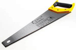 Ножовка по дереву 400 мм прорезиненная рукоятка мелкий каленый зуб 13 ТPI, 3D заточка Fit IT 40474 *1