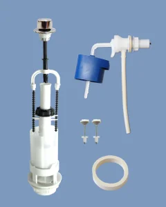 Арматура для бачка унитаза (1 кнопка выпуска, боковая подводка) А 110.56.14.3/АБ 66.54.14.3 Уклад