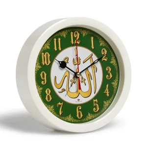 Часы-будильник "Молитва" кварц d=15см, корпус белый Рубин В4-014 *1