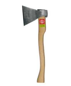 Топор кованый 600г с прямым лезвием дерев.рукоятка БЦМ 2157 *1