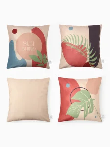 Набор декоративных наволочек Этель "Sunshine", 4 шт, 40*40 см, велюр   10666525