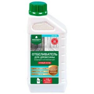 Отбеливатель для древесины 1л PROSEPT ECO 50 012-1 *1/12