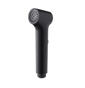 Гигиеническая лейка с клавишей регулировки воды, черный Raglo R460.05.06