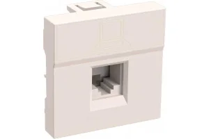 Розетка компьютерная 1-м 1мод. RJ45 кат.5E UTP механизм PRIMER IEK CKK-40D-RI1-K01