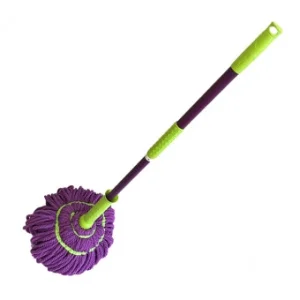 Швабра "Твист" "Умничка" с насадкой из микрофибры и телескопической ручкой KD-8210 (МультиПласт) (упак 1/40 шт)