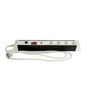 Удлинитель с сетевым фильтром 4х3м с/з 3x1мм2 250В 16А Techno белый HM22-41-03 Stekker *1