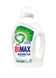 Средство для стирки "BIMAX" Белые вершины 1,3л *1/8 2010-3 *1