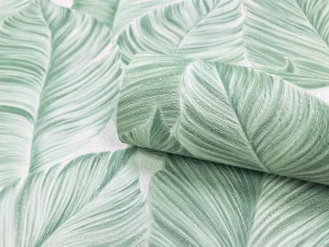 Обои компакт-винил Samui 60722-05 1,06х10м листья зеленые