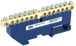 Шина нулевая на DIN-изоляторе ШНИ 6х9-14-Д-С YNN10-69-14D-K07 IEK