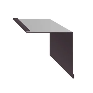 Планка угла внутреннего 50х50х3000мм RAL8017 шоколад 0,40мм К-504