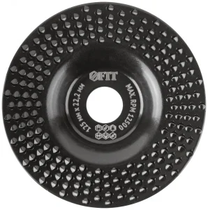 Диск обдирочный по дереву 22,2х125мм плоский, грубая насечка Fit 39527 *1