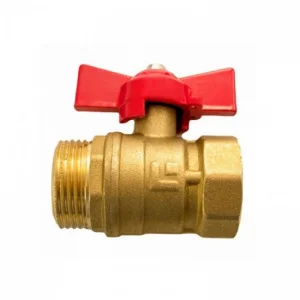 Кран шаровой 11Б27п1 ш/г бабочка 20 *100