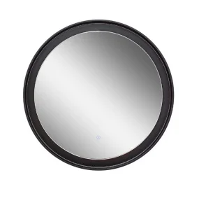 Зеркало с подсветкой Континент Planet Black ЗЛП683 D1000мм с бесконтактным сенсором