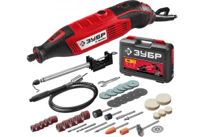 Гравер электрический Зубр 41 предмет, кейс ЗГ-160 КН41