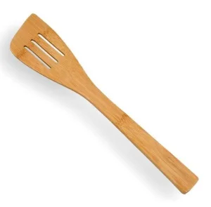 Лопатка кулинарная бамбук 30см №4 с прорезями
