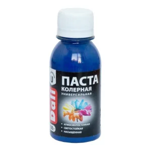 Паста колерная Dali 0,1кг синяя