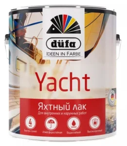лак Dufa YACHT яхтный полуматовый  2л
