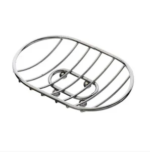 Мыльница CHR-482 14х9,2х3см хром И0810 (Рыжий Кот) *1