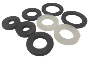 Набор прокладок для сантехнических приборов    (комплект 2+2+2+2шт) резина/силикон (10) MasterProf И