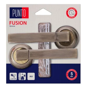 Ручка дверная PUNTO LM/A R.TL54.FUSION/HD ABG-6 бронза