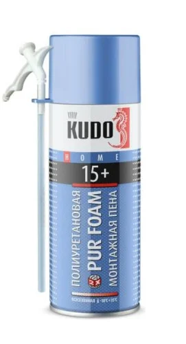Пена монтажная бытовая HOME 15+ всесезонная 520мл KUPH05U15+ (Kudo)  12 1008 (+5)