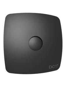Вентилятор осевой вытяжной D100мм Rio 4C matt black (Era) *10