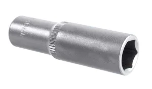 Головка торцевая 6-гранная 1/4 10мм сталь Cr-V удлиненная Зубр Мастер Flank 27717-10