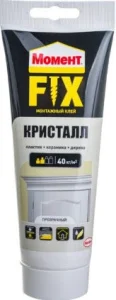 Жидкие гвозди "Момент FIX" Кристалл, 185г./12 2574393 (Хенкель)