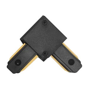 Коннектор угловой для шинопровода, черный,LD1001 для CAB1003