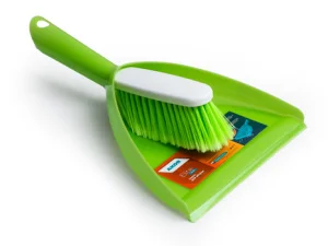 Комплект для уборки "Elite Lazio" щетка-сметка + совок салатовый (Акор) 555-811 *1/15