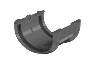 Соединитель желоба ТН ОПТИМА D120/80мм серый 128181