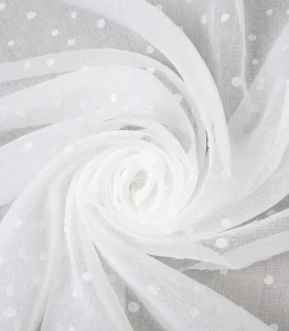 Тюль Спот 300*260 с утяжелителем белый ГП