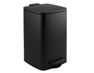 Ведро для мусора 8л черное из нерж. стали 10828 (Санакс) *1