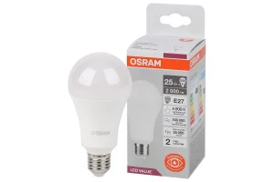 Лампа светодиодная LVCLA200 25SW/840 230VFR E27 10X1 RU OSRAM