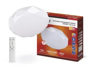 Светильник светодиодный Comfort Diamond 75Вт 3000-6500К с пультом ДУ 4690612034799 In Home
