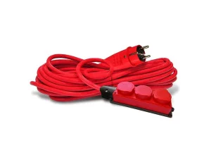 Удлинитель силовой 3х50м с заземл. 16А IP44 3.5кВт КГ 3х1.5 с защ. крышкой АРКТИК морозостойкий DOMTOK 2603 *1