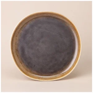 Тарелка Закусочная 20,8 См, Цвет: Коричневый Мал.Уп.=6Шт