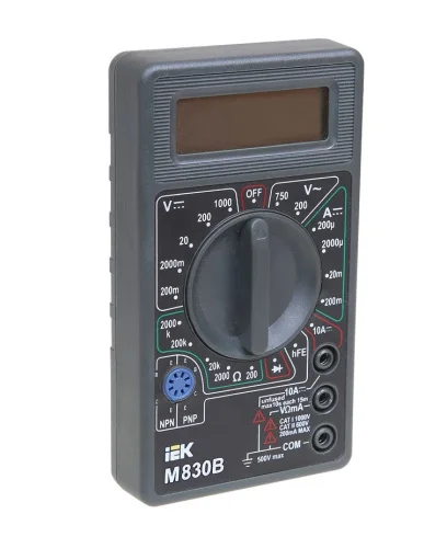 Мультиметр цифровой Universal M830B TMD-2B-830 (IEK)  1