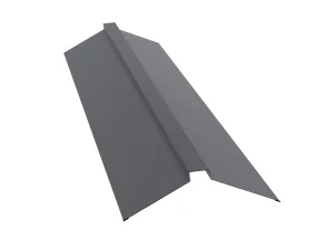 Планка конька плоского 150х150х2000мм оцинкованная 0,40мм К-512