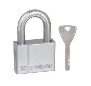 Замок навесной FUARO PL-PROTEC-2550 4 fin key (PL-2550) фин. /блистер *6